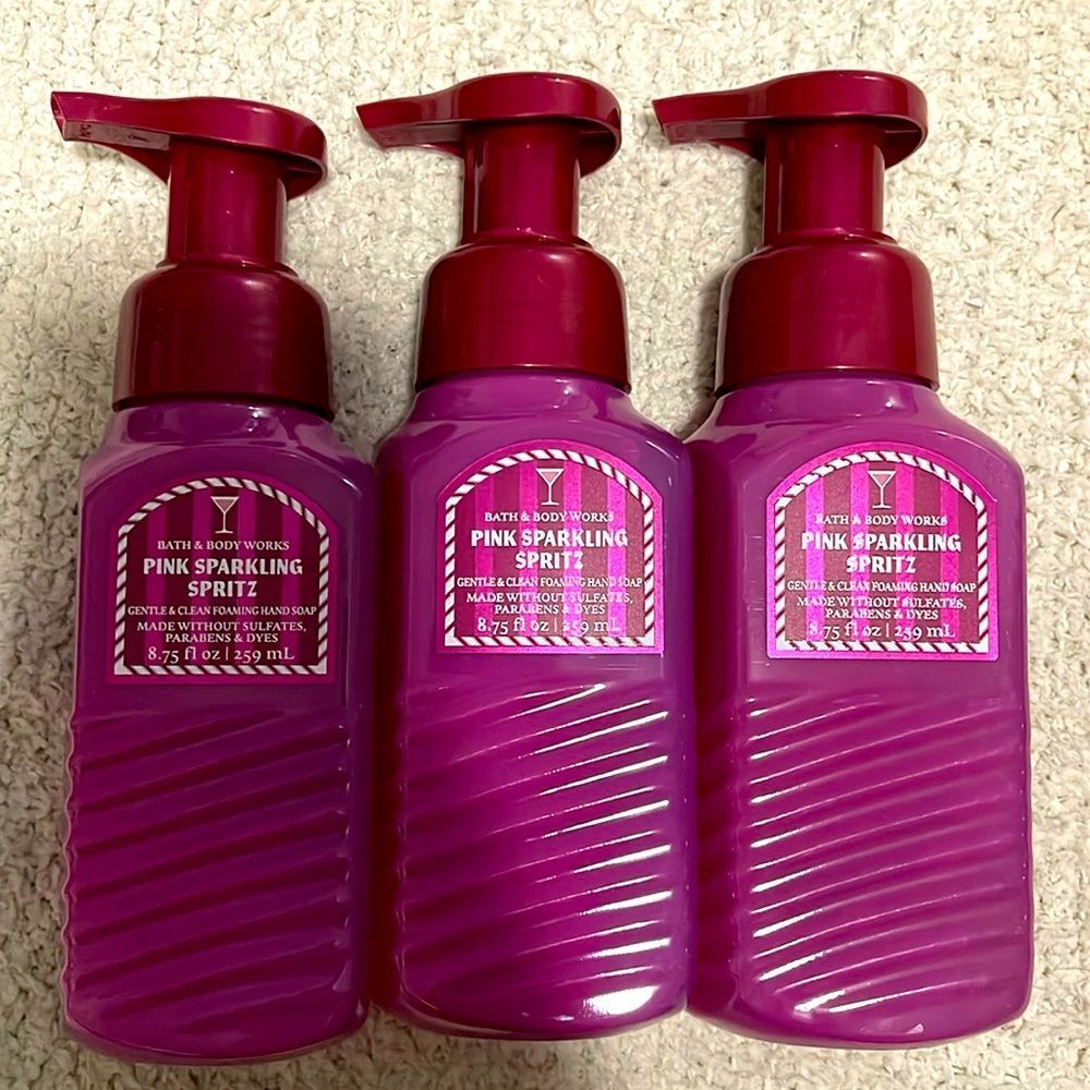 NEW- Bath & Body Works. 3 Pink Sparkling Spritz
